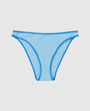 La Senza Bikini Panty Underwear Women Blue | SBt0Ayz5