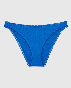 La Senza Bikini Panty Underwear Women Deep Blue | 97q95r97