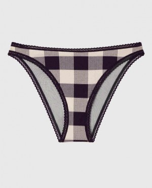 La Senza Bikini Panty Underwear Women Festive Check | XacRX7z3