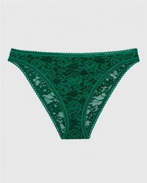 La Senza Bikini Panty Underwear Women Green | oKBINDfq