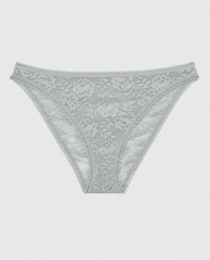 La Senza Bikini Panty Underwear Women Grey | fBACYYNP