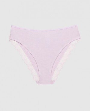 La Senza Bikini Panty Underwear Women Purple | sewLzuzO