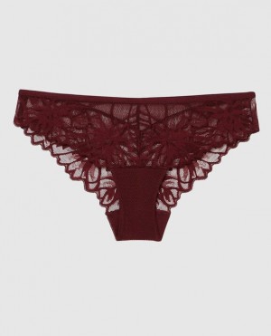 La Senza Bikini Panty Underwear Women Red Burgundy | yTpR3tMi