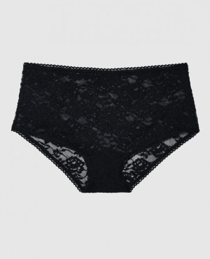 La Senza Boyshort Panty Underwear Women Black | 6BjewiX2