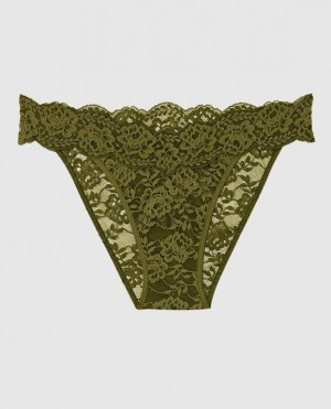 La Senza Cheeky Panty Underwear Women Avocado | QjiljUzl