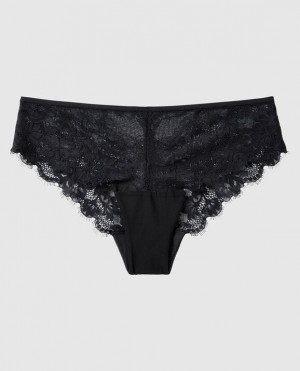 La Senza Cheeky Panty Underwear Women Black | 6gKnJol9