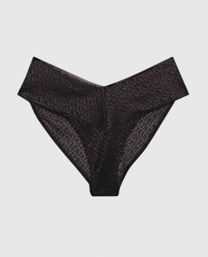 La Senza Cheeky Panty Underwear Women Black | UTLMjaVg