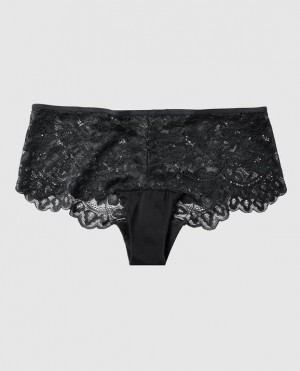 La Senza Cheeky Panty Underwear Women Black | XEz6YgNM