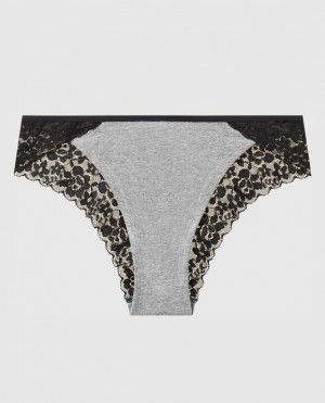 La Senza Cheeky Panty Underwear Women Grey | QC5OmXBg