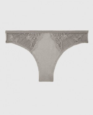 La Senza Cheeky Panty Underwear Women Silver | UXs7Nhj8