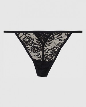 La Senza G-String Panty Underwear Women Black | n6eCwjWo