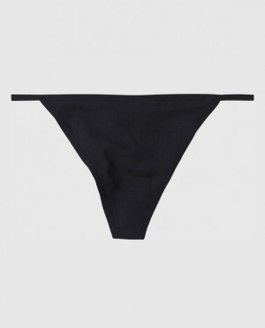 La Senza G-String Panty Underwear Women Black | CyVqTWt5