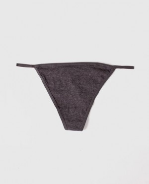 La Senza G-String Panty Underwear Women Grey | NRlDF0L5