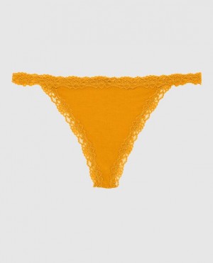 La Senza G-String Panty Underwear Women Limonite | 5uNKpWbZ