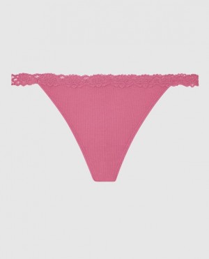 La Senza G-String Panty Underwear Women Rose | YKXoYEI0