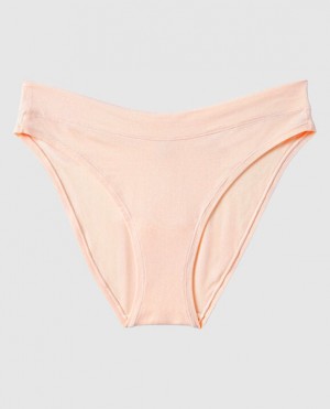 La Senza High Leg Bikini Panty Underwear Women Pink | hEs3Iayv