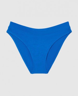 La Senza High Leg Bikini Panty Underwear Women Deep Blue | JG1MLeqZ