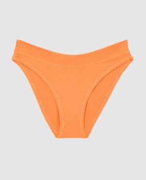 La Senza High Leg Bikini Panty Underwear Women Apricot | LPVqIwzT