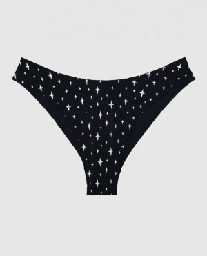 La Senza High Leg Cheeky Panty Underwear Women Black | j9PUXesD