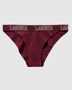 La Senza High Leg Cheeky Panty Underwear Women Zinfandel | pzfxDUEM