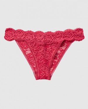 La Senza High Leg Cheeky Panty Underwear Women Sweet Raspberry | J9tu6HZp