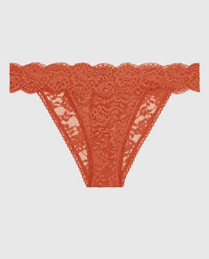 La Senza High Leg Cheeky Panty Underwear Women Terra Cotta | 26ZBIHzu