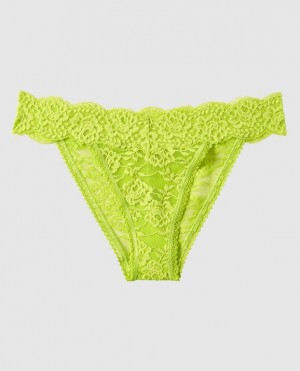 La Senza High Leg Cheeky Panty Underwear Women Limelight | bUJWKsqd