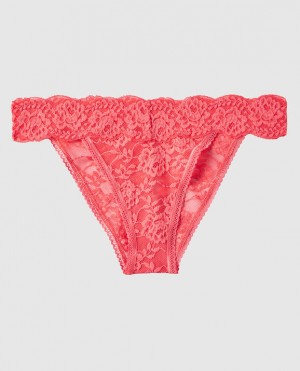 La Senza High Leg Cheeky Panty Underwear Women Coral | 5OIDsnly