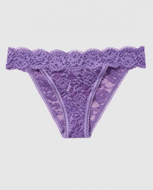 La Senza High Leg Cheeky Panty Underwear Women Purple | udhQOfmx