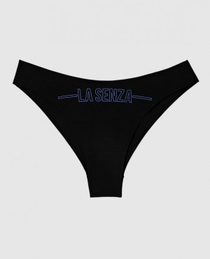 La Senza High Leg Cheeky Panty Underwear Women Blue | j30FURAM