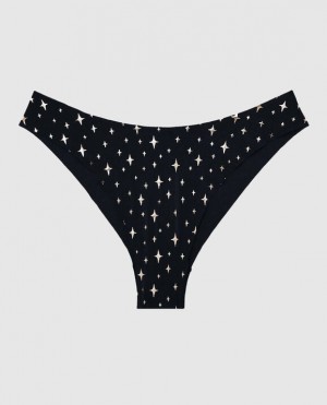 La Senza High Leg Cheeky Panty Underwear Women Black | YH0drkxA