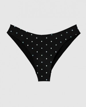 La Senza High Leg Cheeky Panty Underwear Women Black | ixmky6gw