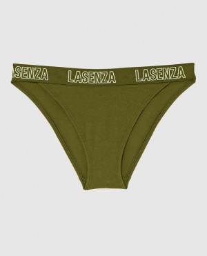 La Senza High Leg Cheeky Panty Underwear Women Avocado | 8QAqw02e