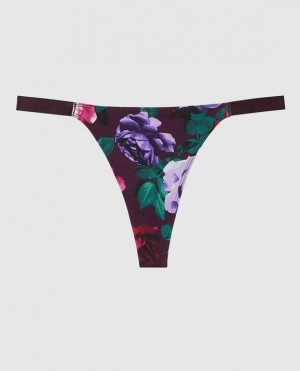 La Senza High Leg Thong Panty Underwear Women After Hours Floral | 6t2Wy6Km