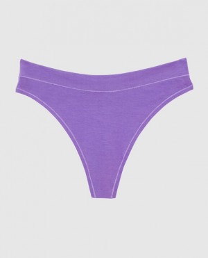 La Senza High Leg Thong Panty Underwear Women Flower | OzsAXQiF