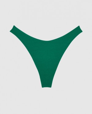 La Senza High Leg Thong Panty Underwear Women Green | PMF4clIz