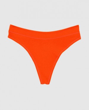 La Senza High Leg Thong Panty Underwear Women Hot Glow | kA9w2I7R