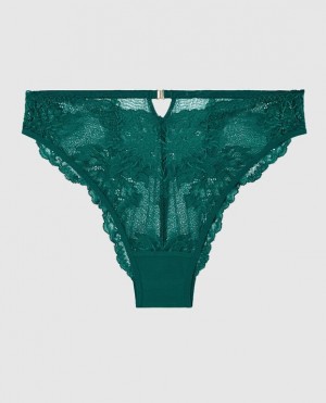 La Senza High Waist Cheeky Panty Underwear Women Green | VoPxmMNf