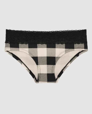 La Senza Hipster Panty Underwear Women Festive Check | 8UGwjvaG