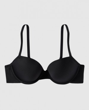 La Senza Lightly Lined Demi Bras Women Black | 223jgRzS