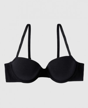 La Senza Lightly Lined Demi Bras Women Black | gIsq9zRh