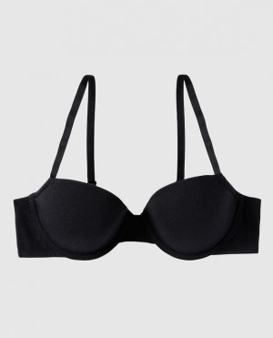 La Senza Lightly Lined Demi Bras Women Black | fbGLBGpG