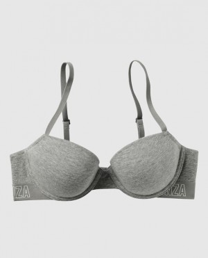 La Senza Lightly Lined Demi Bras Women Grey | I0fl8Qu5