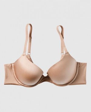 La Senza Lightly Lined Demi Bras Women Rose Brown | Cd790REu