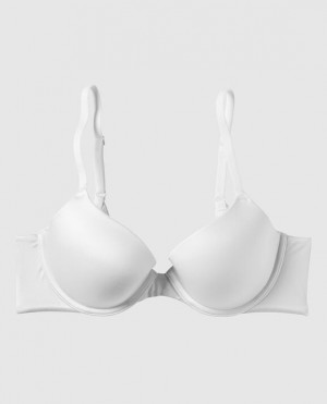 La Senza Lightly Lined Demi Bras Women White | oyBcIjma