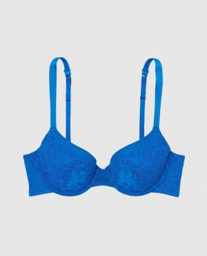 La Senza Lightly Lined Full Coverage Bras Women Deep Blue | 465QtCCo