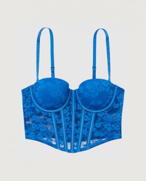 La Senza Lightly Lined Strapless Bra Top Lingerie Women Deep Blue | uasvkzg9