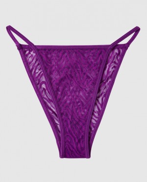 La Senza Mini Cheeky Panty Underwear Women Purple | lP8vDUdA