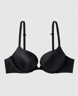 La Senza Push Up Bras Women Black | rP9anY4m