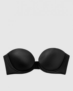 La Senza Strapless Push Up Bras Women Black | bYtAemEf